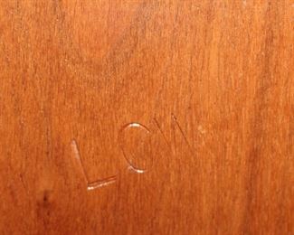 LCW marking on Eames Chair