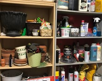 Assorted garage products