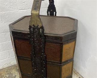 Antique chinese wedding basket