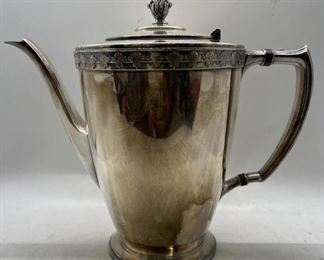 Silver teapot