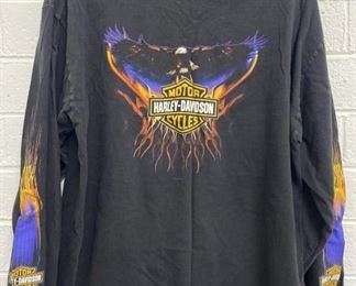 vinatge long sleeve harley shirt