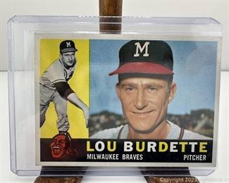 Lou Burdette Baseball Card