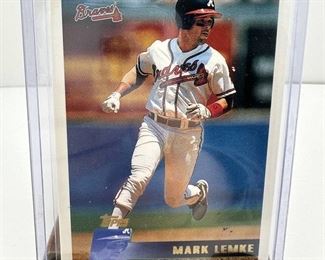 Mark Lemke Baseball Card