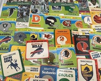 NFL Card and Sticker Lot