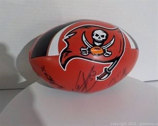 Soft Tampa Bay Buccaneers 2006 Signed Football