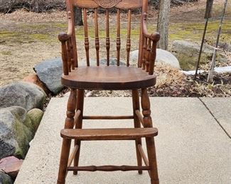Pressed Back Youth High Chair