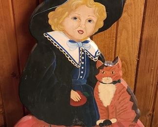 Hand Painted Halloween Dummy Board