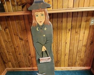 Witch Hand Painted Dummy Board