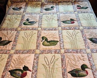 Handmade Duck Quilt
