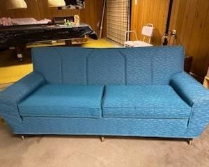 Vintage Turquoise Couch