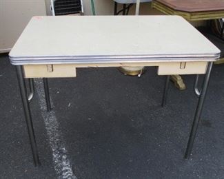 1950's formica draw leaf table