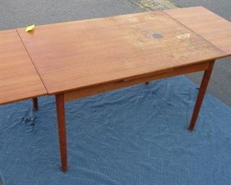 Hans Wegner Teak Dining Table, top finish as is