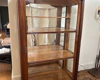 $1200. Early 19th C European (Vienna) vitrine 38.5 x 17.5 x 65.5
