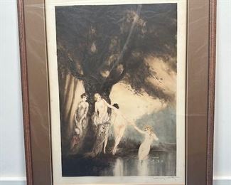 $4000,  Icart, Bathing Beauties, 1931