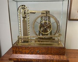 $850. Waterwheel clock- based on a design by Christopher Margraf in 1595