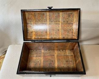 $350. Chinese wood small chest, 18 x 10 x 9