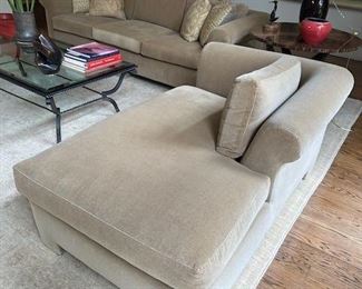 $550 Chaise- down filled cushions 61 x 35 x 28
