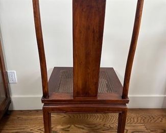 $1200. Chinoise Skeleton Back Mahogany Dining Chairs