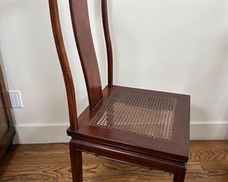 $1200. Chinoise Skeleton Back Mahogany Dining Chairs