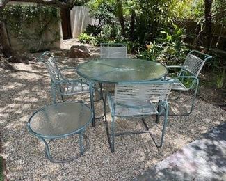 Best Offer! Vintage Kipp Stewart Bronze Tubular Chairs and Tables Set. More pics available. Please submit/text your offer 805-946-0060