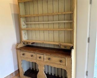 $899 Welsh dresser/ china hutch, 55 x 17 x 84