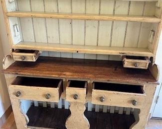 $899 Welsh dresser/ china hutch, 55 x 17 x 84