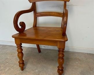 $180 Golden Oak armchair