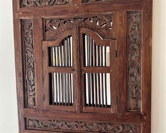 $150 Bali mirror art 31 x 1 x 36