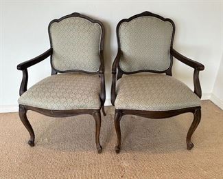 $200 Century Furniture Upholstered Armchairs- Pair