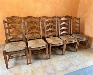 $640 for 8. Pecan County Dining Chairs. Or $100 each