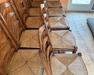 $640 for 8. Pecan County Dining Chairs. Or $100 each