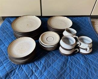 $300 Mid Century Modern Henrik Ditlev Dinnerware Pottery Denmark - plates, cups
