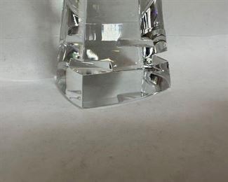 $100 Waterford Metra 10" tall glass vase