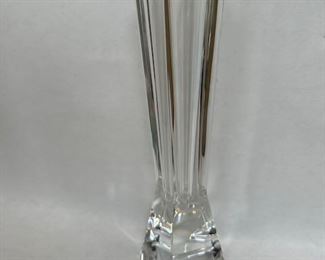 $100 Waterford Metra 10" tall glass vase
