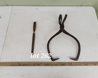 Ice tongs, Mathews Ice Company file