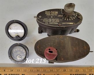 Heater controls and gauges