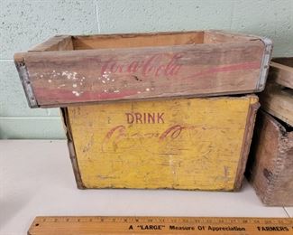 Wooden drink crates