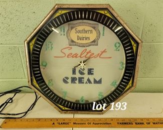 Sealtest clock