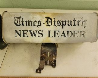 Vintage newspaper boxes