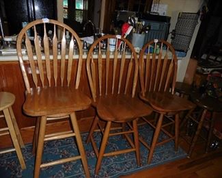 Cat Tail Style back Bar Chairs