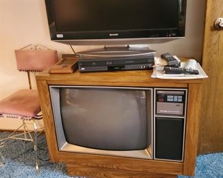 Vintage Console TV Cabinet