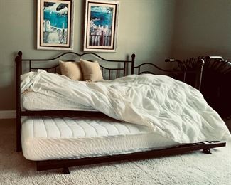 Two twin Tempur-pedic medium, high profile mattresses