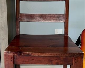 Wood ladderback chair