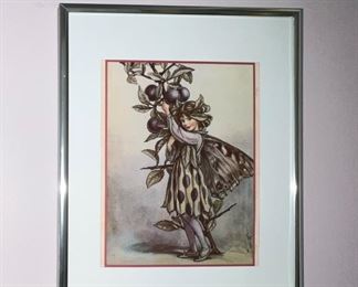 Print of fairy by Cicely Mary Barker