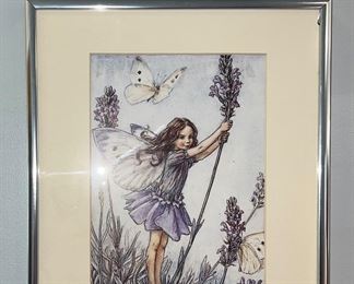 Print of fairy by Cicely Mary Barker