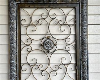Metal wall decor