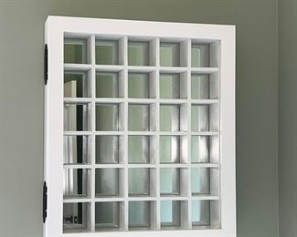 Wall display cabinet