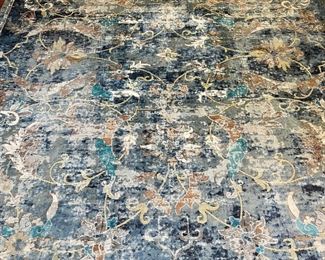Gala navy/multi area rug