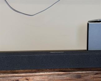 Vizio sound bar and subwoofer