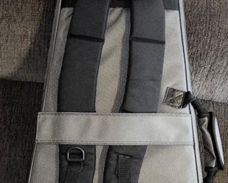 Back view of guitar case